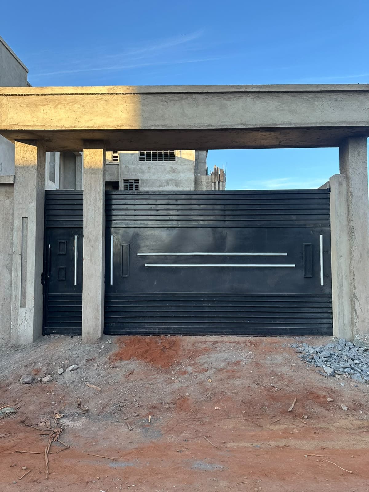 Modern Slatted Gate photo 3