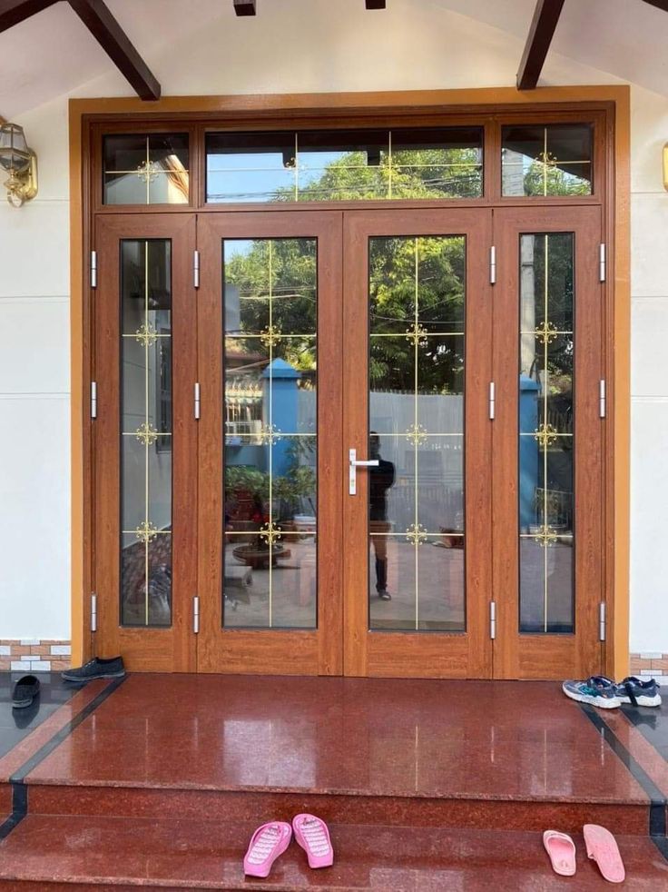 Ornamental steel grill security door